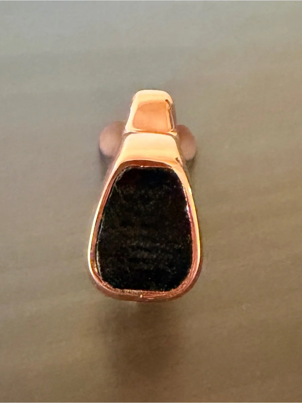 Rose Gold Bunny Ring Holder | Cute Copper Tone Metal Rabbit Jewelry Dish Stand